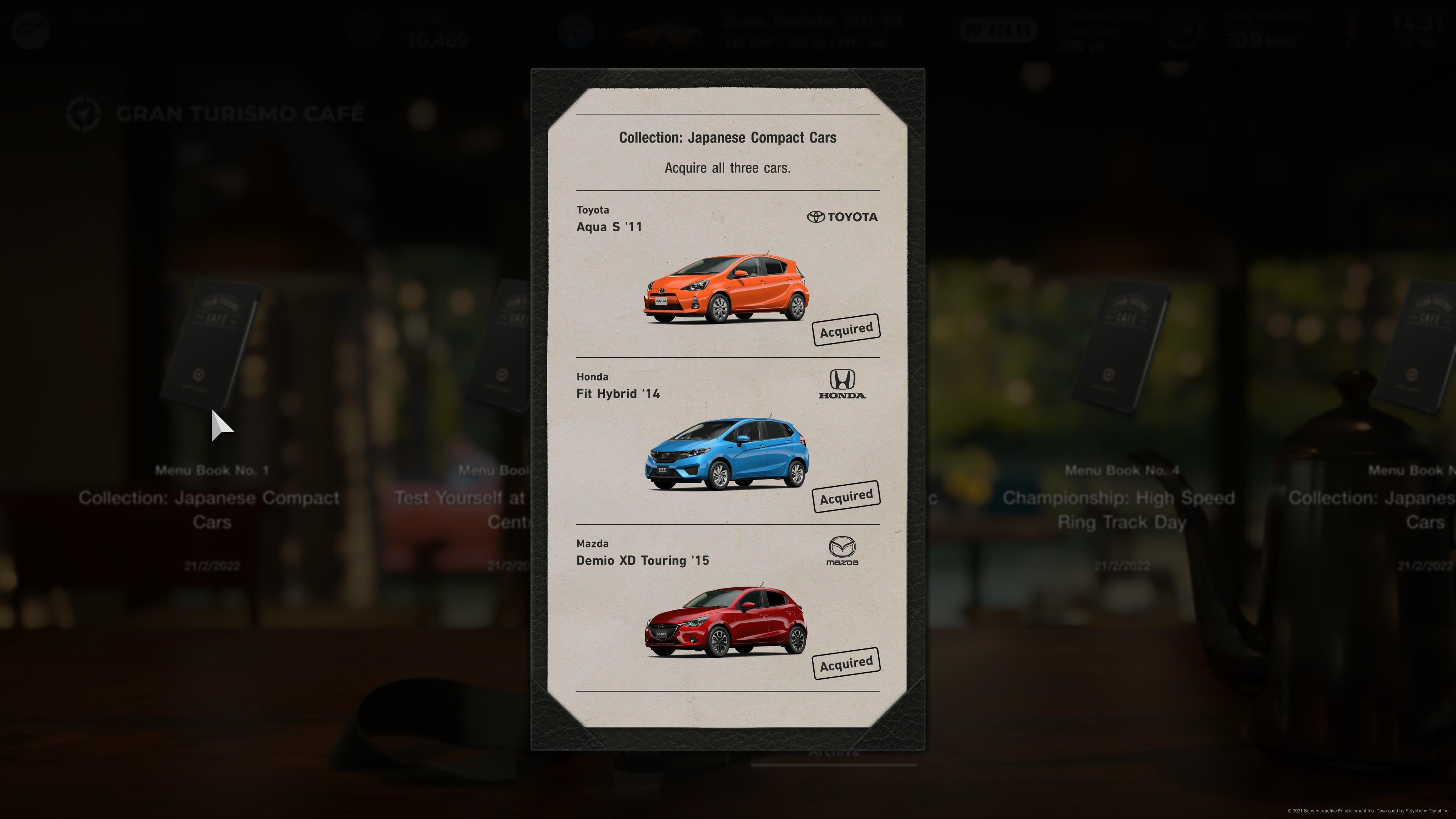 Gran Turismo 7 walkthrough of all Menu Book car unlocks